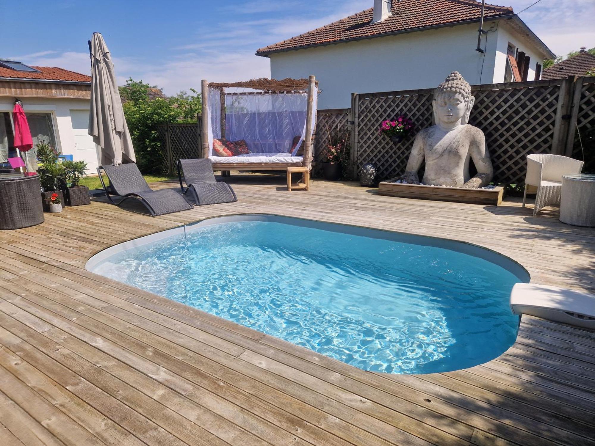 La Serenite Balinaise, Chambre Et Sdb Privee, Jardin , Piscine Et Jacuzzi En Saison, Pres De Chantilly, Parc Asterix Et Cdg Et Paris En 20' Orry-La-Ville Exterior foto